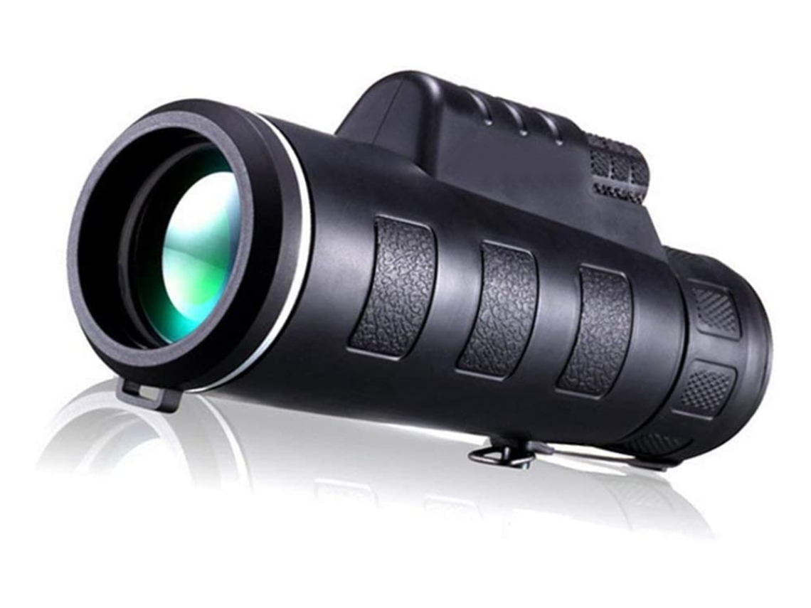 Monocular Dflamepower 40x60 Hd Com Prisma Óptico Completo E Telescópio De Foco Duplo, Preto Bestvite