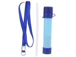 Mini Filtro De Água Portátil Com Canudo Purificador Para Camping E Situações De Emergência.