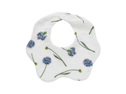 Pano Babador para Bebês, Babador de Algodão para Bebês com Estampa Floral, Confortável, Botão de Apertar em 1 Passo, Antibaba Babador, Amigo Da P