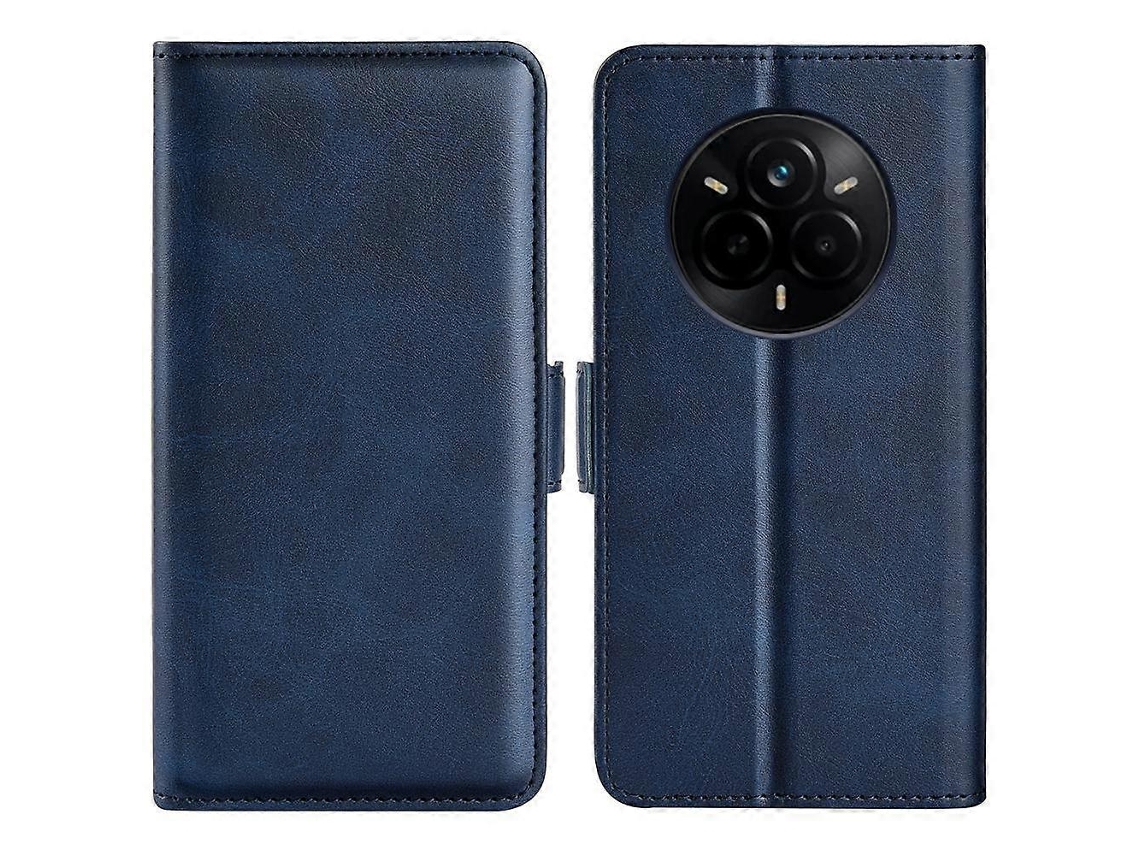Capa De Celular De Couro Com Fecho Magnético De Dois Lados E Flip Horizontal