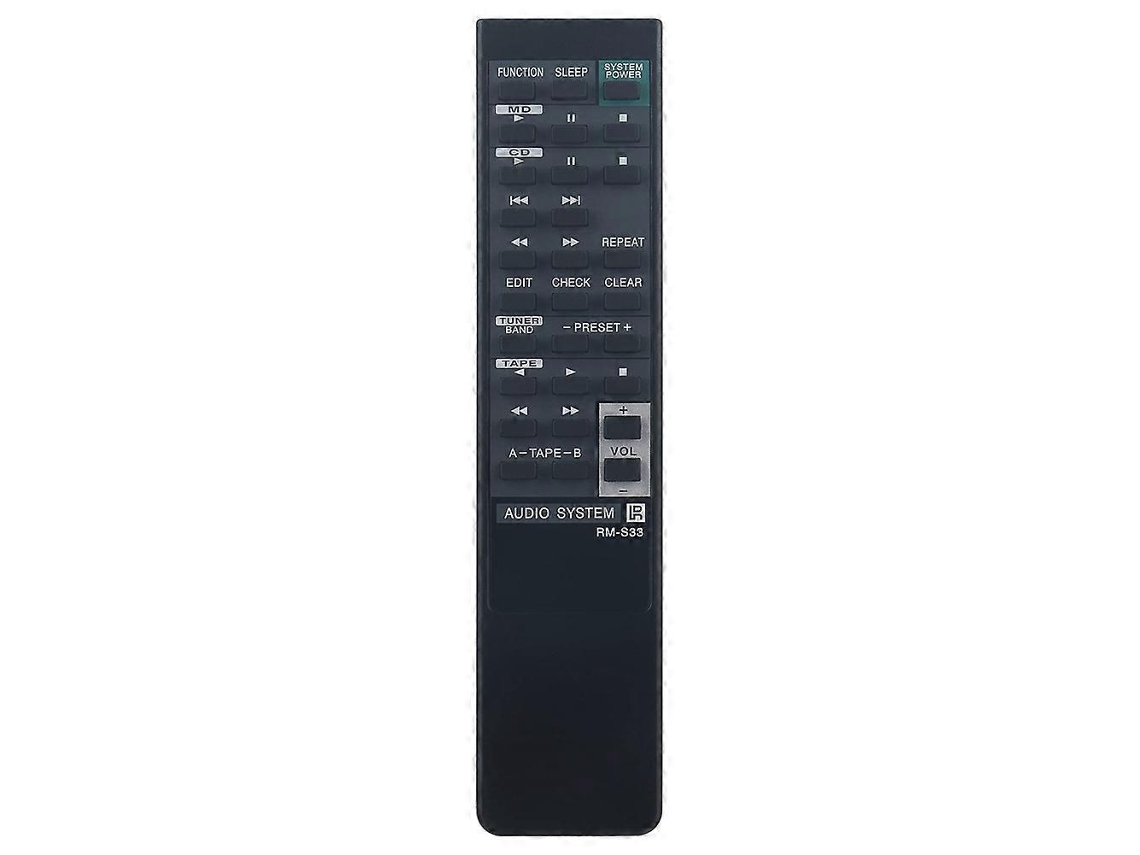 Controle Remoto Rm-s33 Para Sistema De Áudio Sony Hcdh801 Mhc701 Mhc-701 Mhc-801 Mhc-s30 Mhc801 Mhcs30 Std777es