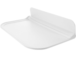 Painel De Armazenamento Dobrável Branco Abaodam Para Parede, Ideal Para Banheiro E Quarto, Com Design Simples Em Pp