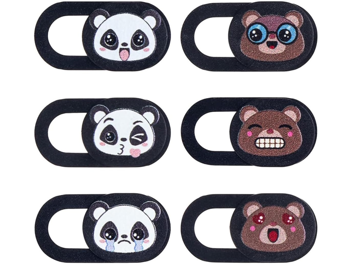 Conjunto De 6 Capas Ultrafinas Em Abs Para Webcam De Laptop