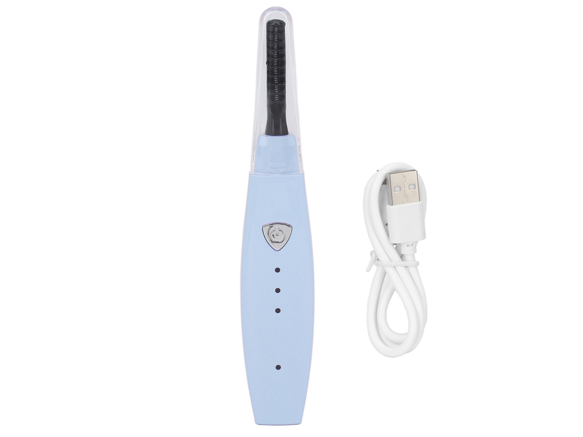Esmalte De Cílios Aquecido Recarregável Usb Ferramenta Elétrica De Curl Para Cílios Longos Duradouros Azul