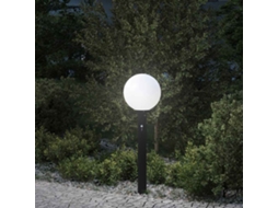 Vidaxl Luminária De Poste Com Sensor, 80 Cm, Preta, Ip44