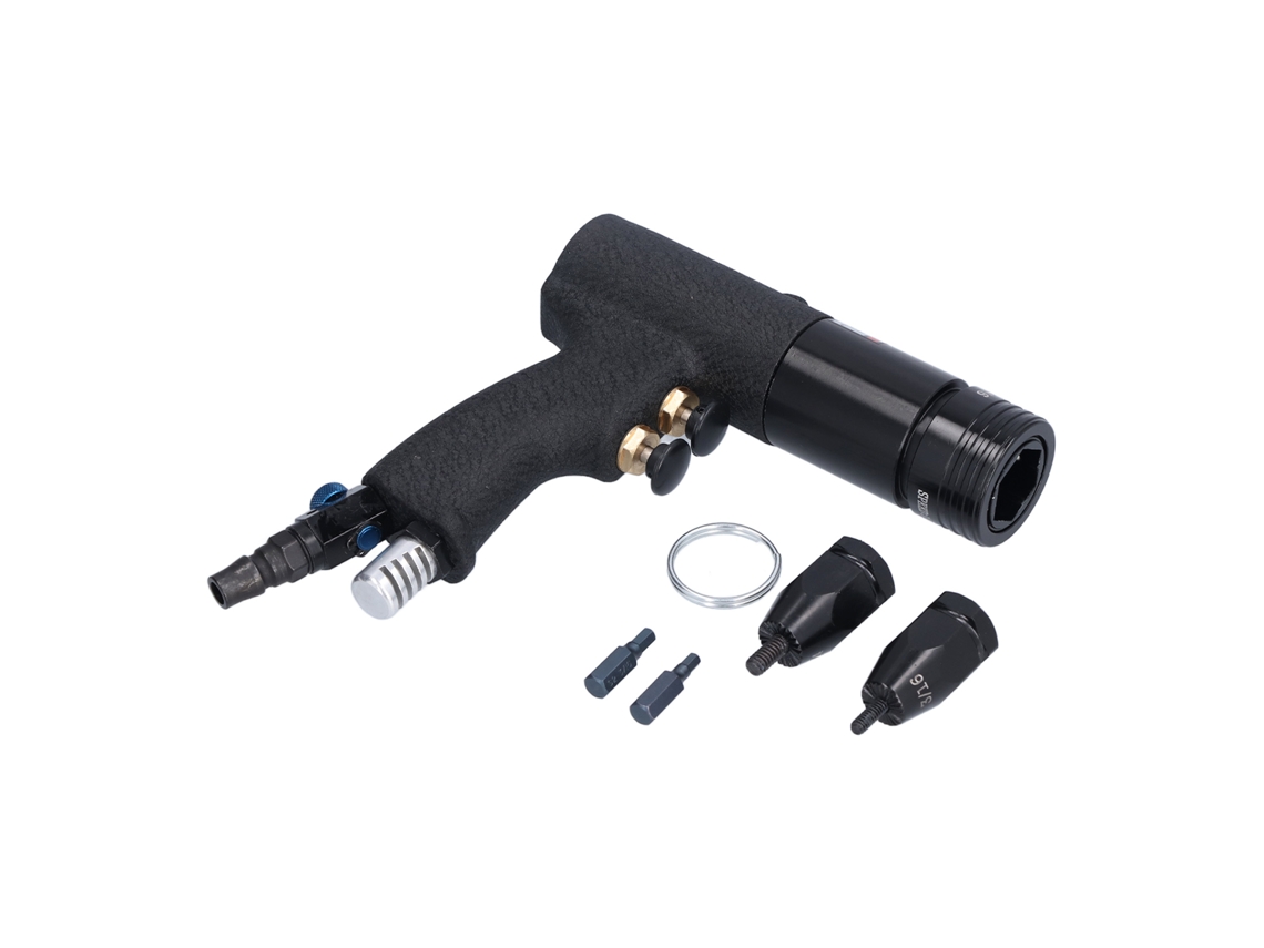 Laxiscreed Pistola De Rebite Pneumática Portátil Para Porcas De 3/16 E 1/4 Polegadas