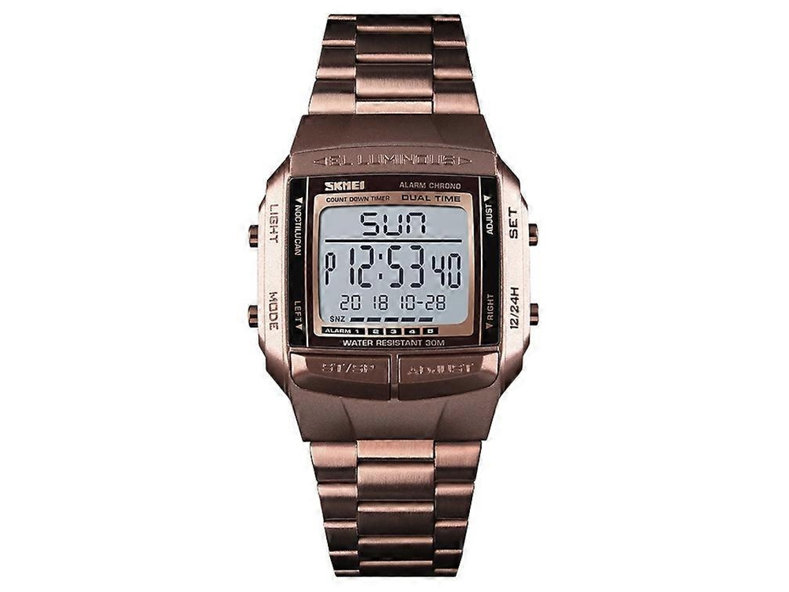 Relógio De Pulso Digital Multifuncional Masculino Skmei 1381 Para Uso Externo, Negócios E Esportes, Com Luz Noturna E À Prova D'água.