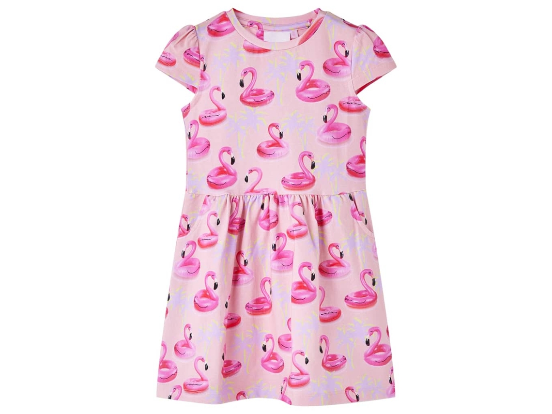 Vestido Para Criança Rosa-claro 92