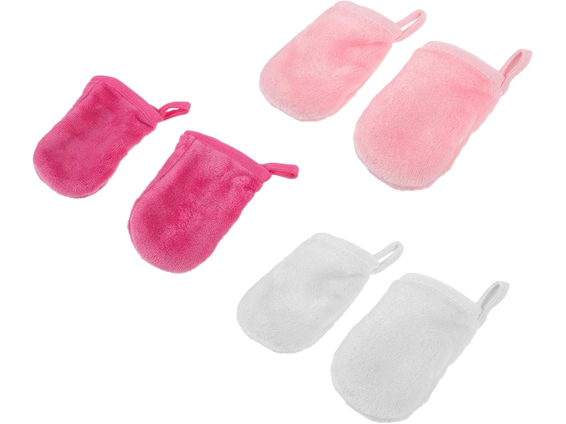 Luvas Reutilizáveis Para Limpeza E Proteção Das Mãos, Conjunto De 6, Em Microfibra