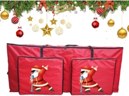 Saco Para Guardar Árvore De Natal - Organizador Com Fecho De Correr E 2 Bolsos