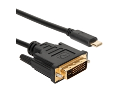 Cabo Usb C Para Dvi-d  Ca-cmdv-10cu-0018-bk Preto 1,8 M*
