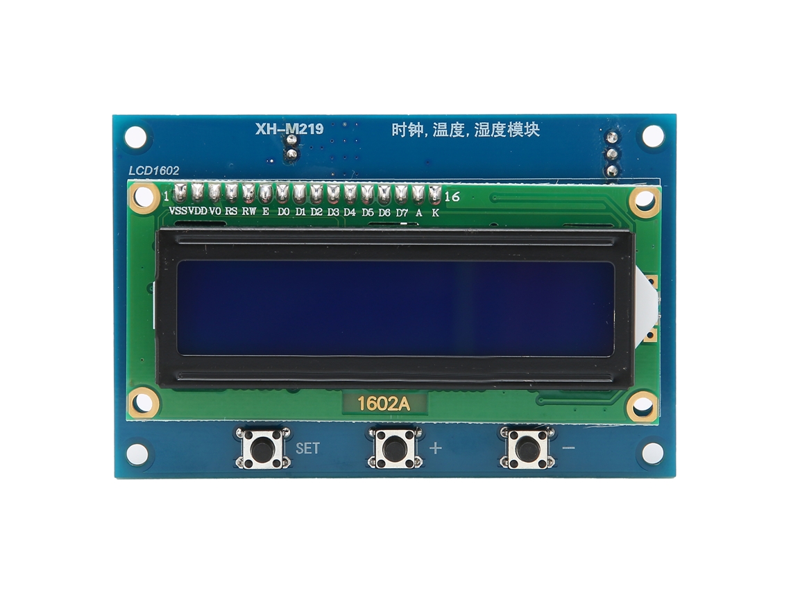 Módulo de Tela Lcd 1602 com Controle de Tempo Manual e Adaptador de Interface Serial
