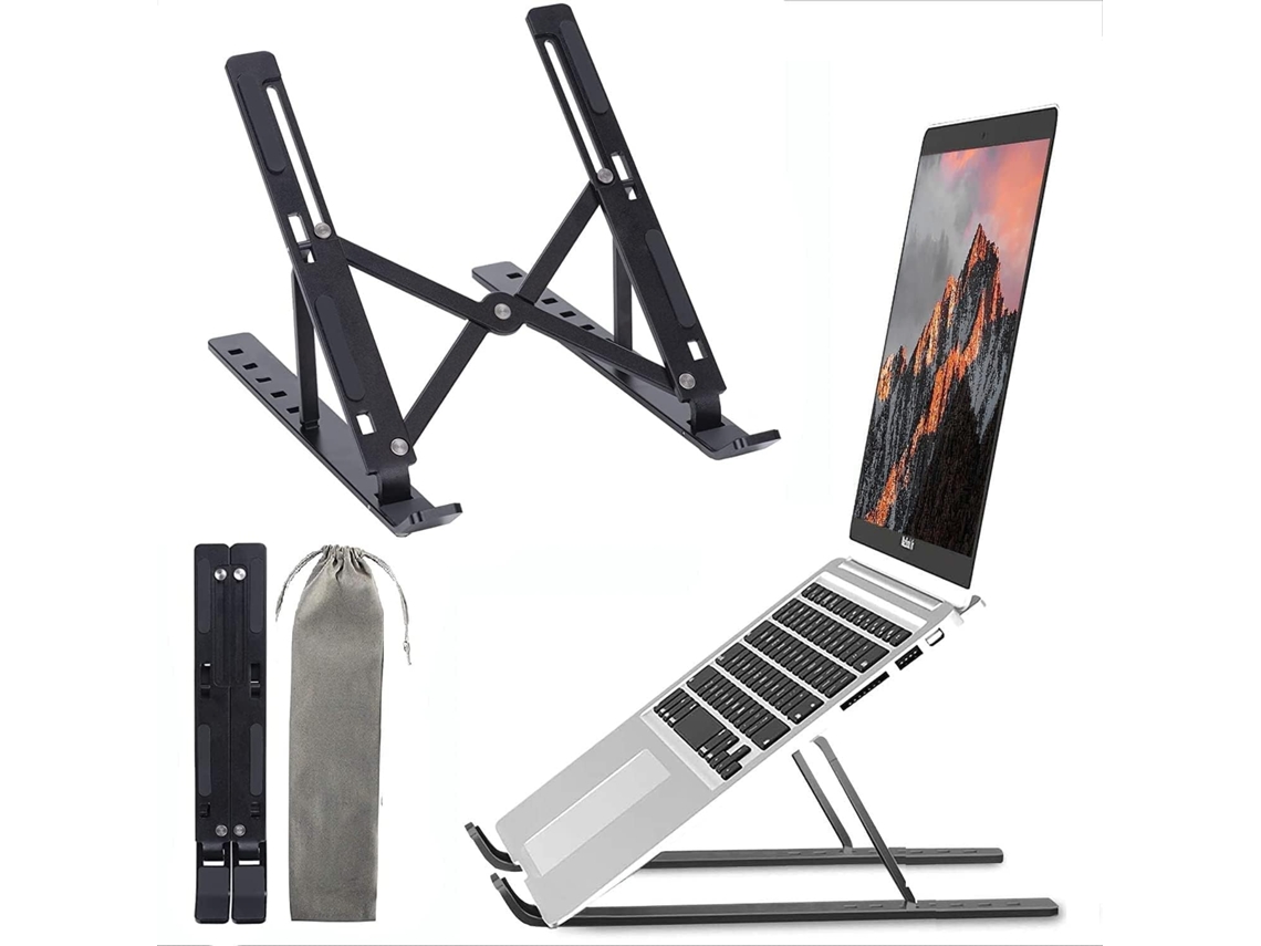 Suporte Para Laptop Compatível Com 10 15,6 Polegadas Brilvibera (preto)