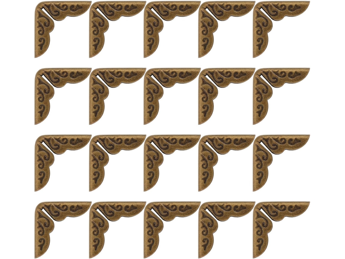 Upkoch 100pcs Moedas De Proteção Em Fer Para Cobertura De Livre - Ângulo Triangulaire Vintage