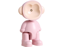 Luminária noturna infantil articulada Robô, a pilhas, com altura ajustável.
