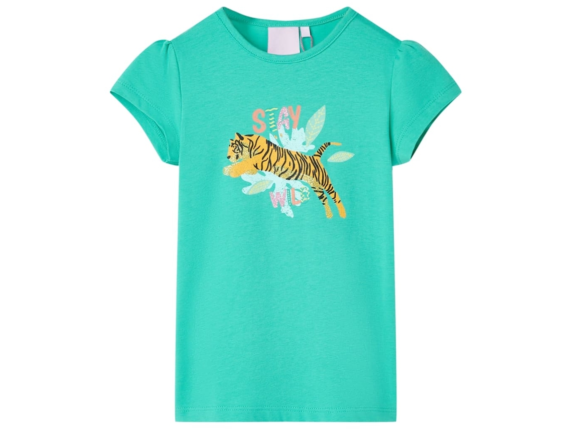 T-shirt Infantil Menta 116
