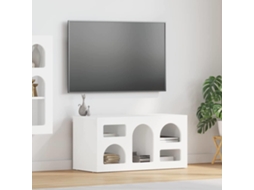 Vidaxl Gabinete Para Tv Elst 80 X 35 X 40 Cm Branco Madeira Processada