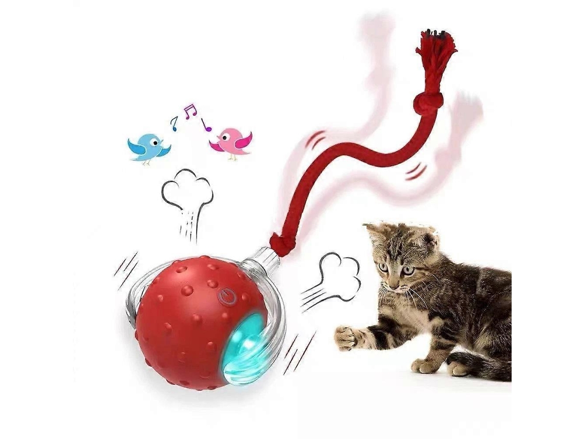 Bola Interativa Para Gatos Com Sons E 3 Modos