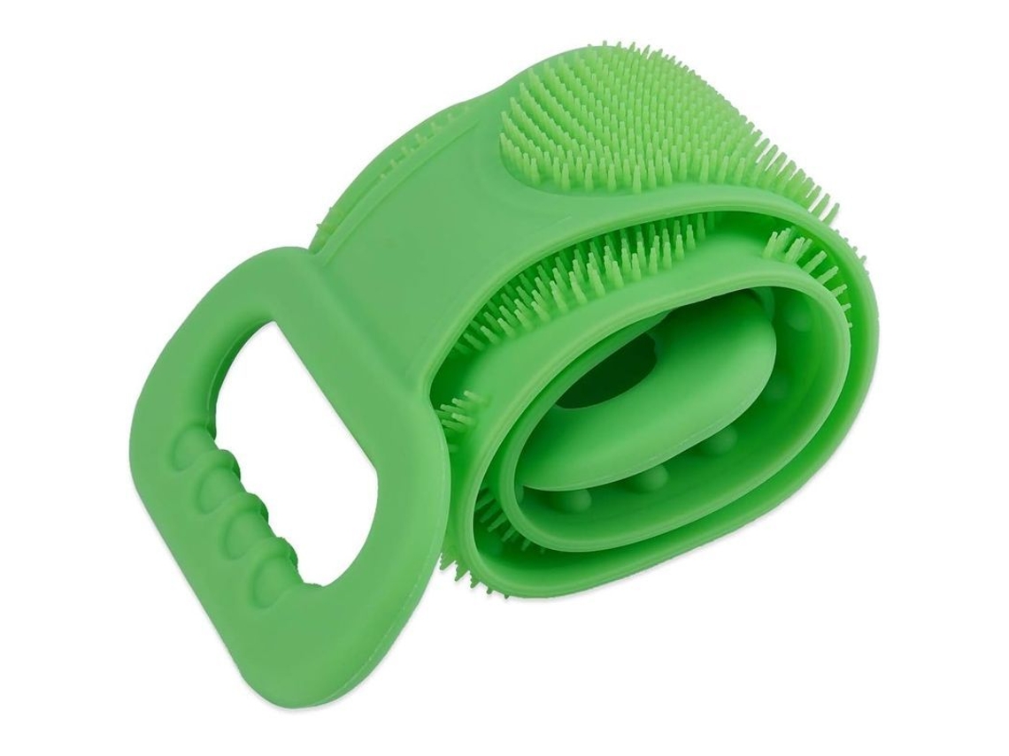 Escobilla De Espalda De Silicona, Cepillo Corporal Desinfectante Con Mango Antideslizante, Doble Lado Exfoliante Y Masajeador Para Ducha