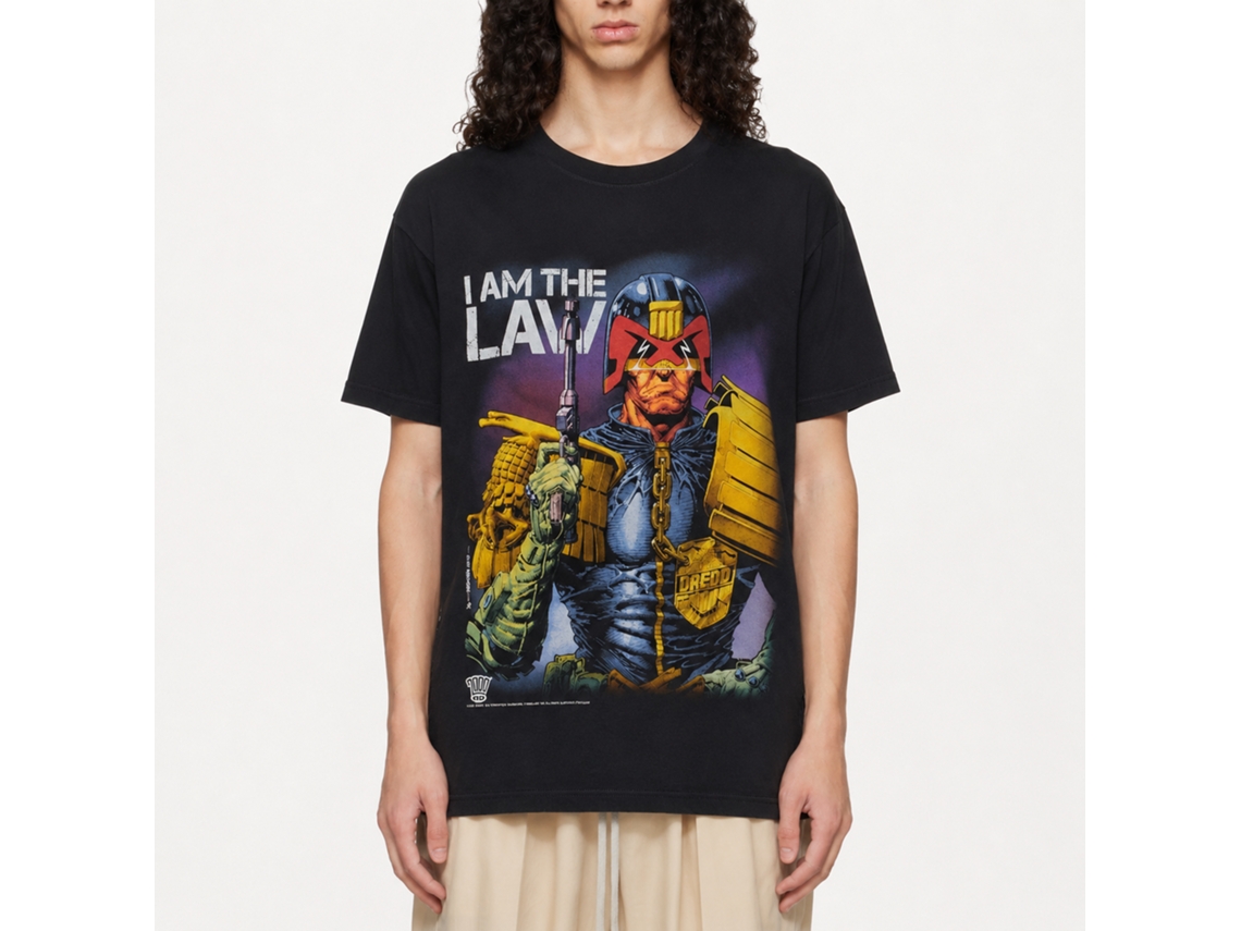 Judge Dredd I Am The Law T-shirt 2 Unisex Adults Size:s