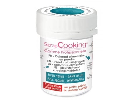Corante Alimentar em Pó Azul Escuro 5 gScrapcooking