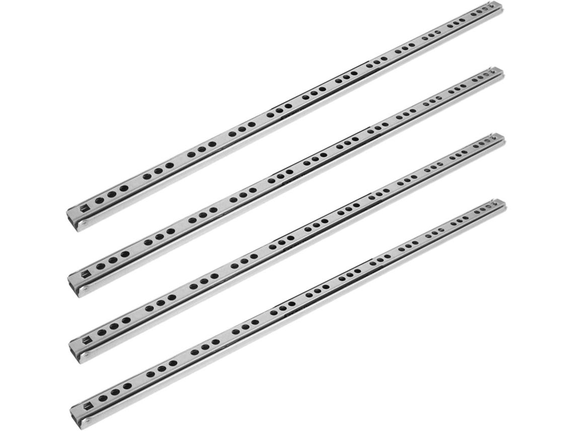 Conjunto De 4 Pares Corrediças Gaveta Com Fechamento Suave, Extensão Total De 40, 6cm 16 Polegadas, Em Aço