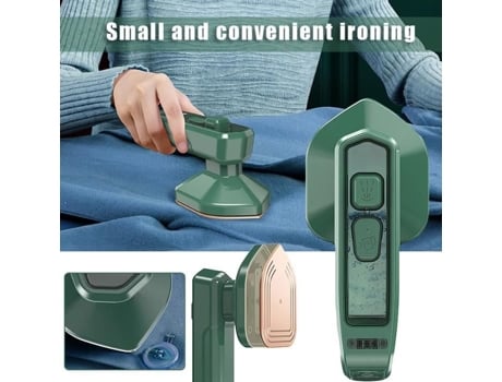 Mini ferro a vapor portátil profissional, adequado para todos os tipos de roupas, para família e viagens ROKOO
