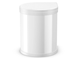Caixote de lixo HAILO Branco Aço (28.9 x 36.5)