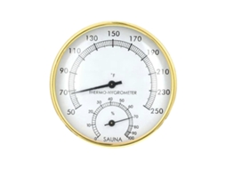 2 Em 1 Sauna Termômetro Fahrenheit, Sauna Termômetro Higrômetro Temperatura Interior Umidade Moni