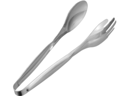 Pinça De Aço Inoxidável Para Alimentos Com Design Antiderrapante E Cabo Ergonômico, Acessório Ideal Para Churrasco