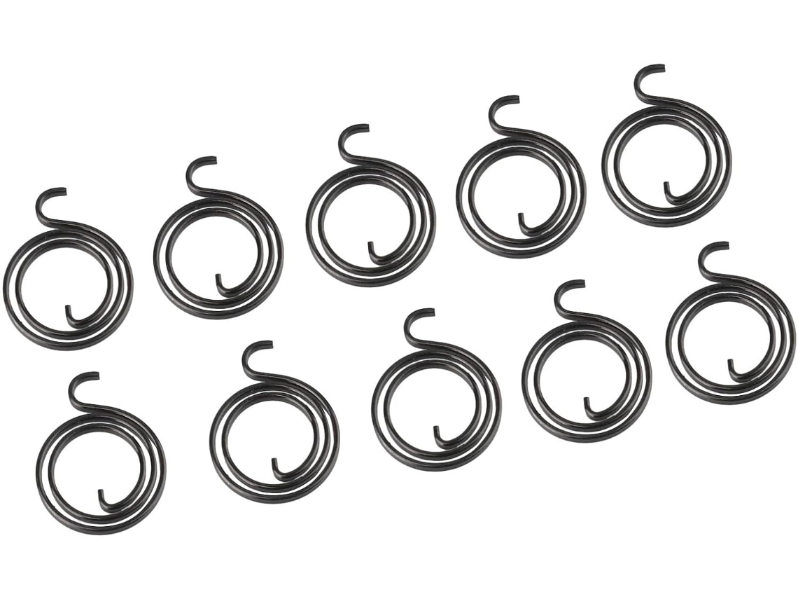 Conjunto De 10 Molas Universais Para Maçanetas Portas Internas Com Diâmetro Externo 28mm E Interno 19mm