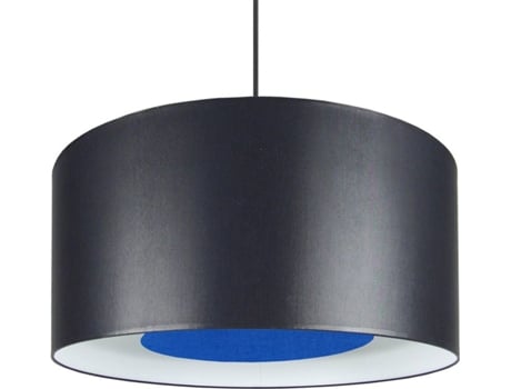 Candeeiro de Suspensão  Alfena B 35 cm (Azul - E27 - Máx. 40 W - Tecido)
