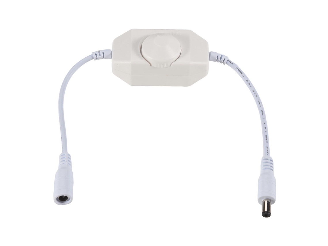 Controlador De Dimmer Led 12v/24v 6a Com Ajuste De Brilho, Branco