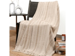 Escolha Sólida - Deken De Estilo Boho - Cobertor De Algodão - 50 X 60 Polegadas - Luxuoso E Macio - Elemento Decorativo - Confort Para Em Casa - Cober
