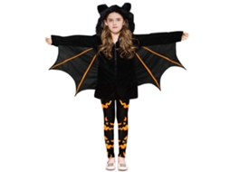Fantasia de Morcego de Lã Infantil Fantasia de Morcego Voador Fuzzy Abóbora Roupa Externa Superior Calças Estilo 7 150Cm