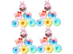 Conjunto de 30 Pins Decorativos para Mesa e Escola, Pins de Cortiça Resistentes com Desenho de Donuts, Feitos De