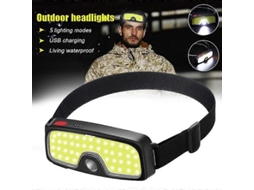 Farol De Led Cobxpe Potente, Recarregável Por Usb, Para Acampamento, À Prova Dágua, Para Pesca Olysi Shop
