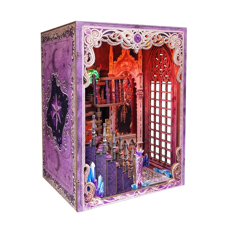 Brinquedo de Montar Estante 3d, Kit de Casa de Brinquedo em Miniatura para Crianças. MDUG