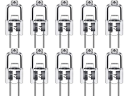 Lurelia Pack De 10 Lâmpadas Halógenas G4 10w 12v 2700k, Sem Cintilação