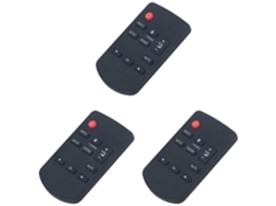 Conjunto De 3 Controles Remotos De Substituição N2qayc000098 Para Sistemas De Áudio De Home Theater Panasonic Sc-htb580, Sc-hte80, Sc-htb680 E_glo