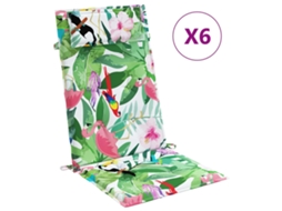 Highback Chair Cushion, Highback Chair Cushions Vidaxl Multicolor Tecido (n/a)
