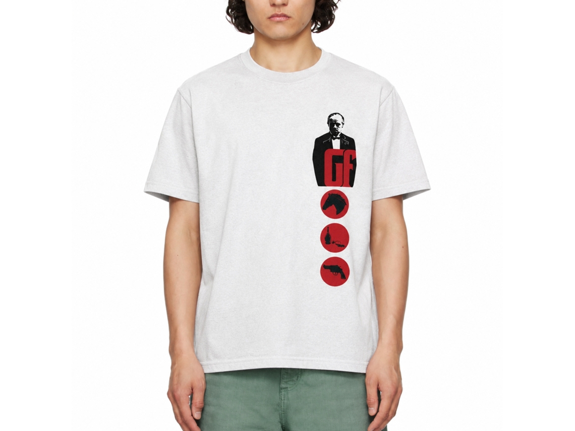 Rockinstone The Godfather The Godfather Pocket Print White T-shirt Size:l