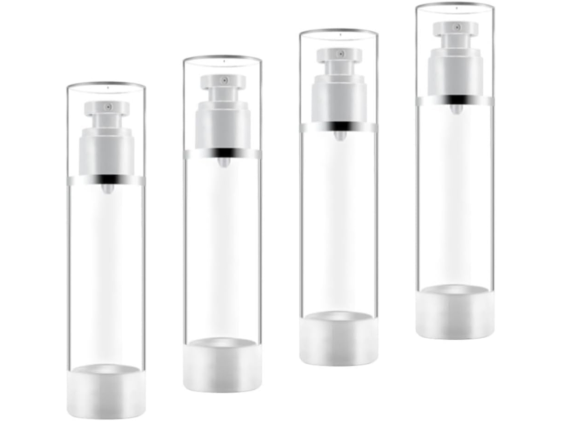 Conjunto De 4 Frascos De Spray Airless Em Abs
