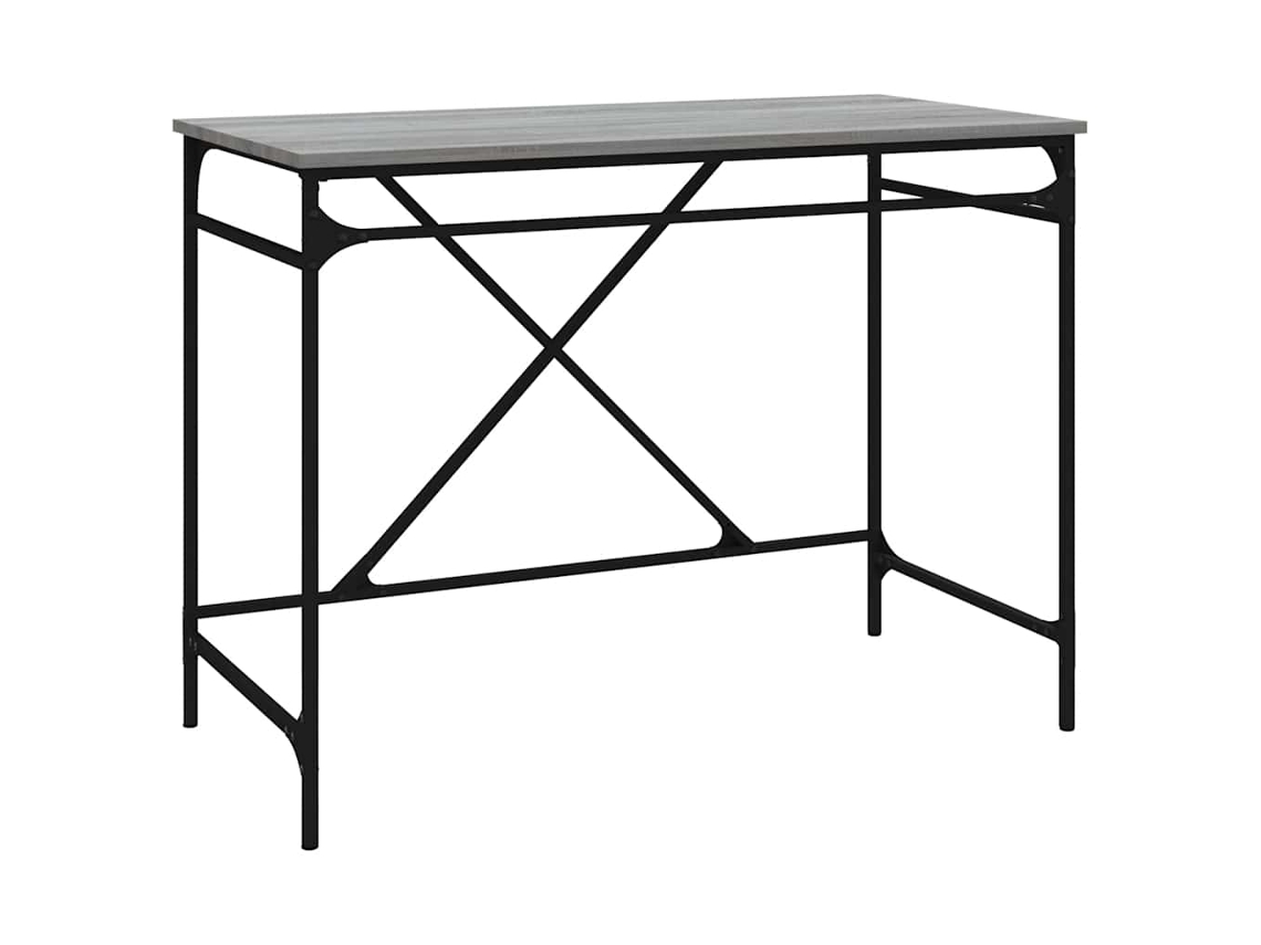 Secretária Derivados de Madeira/ferro Cinzento Sonoma MAISON EXCLUSIVE (100x50x75 cm)