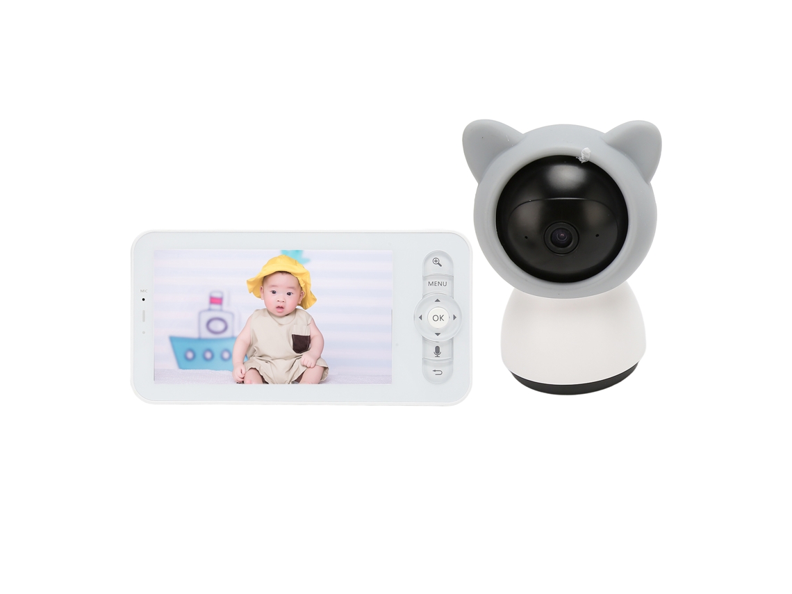 Monitor Bebé Wifi 5in 1080p Visão Noturna Intercom