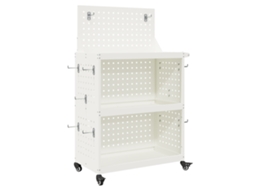 Armários De Ferramentas Vidaxl Branco Aço (65x35x111 Cm)