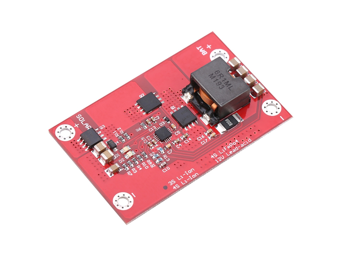 Laxiscreed Controlador Solar Mppt 5a Bq24650 Para Carregamento De Bateria Lithium 3s