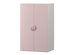 Armário Infantil Sandnes Com 2 Portas 123x60x40 Cm Branco/rosaen.casa