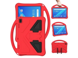 Capa Protetora Plana Anti-queda Em Eva Com Suporte Para Lenovo Tab 4 10 (tb-x304f/n) (preta)