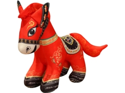 Cavalo de Pelúcia Para O Ano Novo Chinês